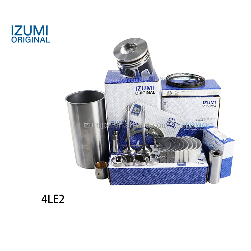 product izumi original 4le1 4le2 diesel engine parts overhaul rebuild repair liner kit for isuzu-16
