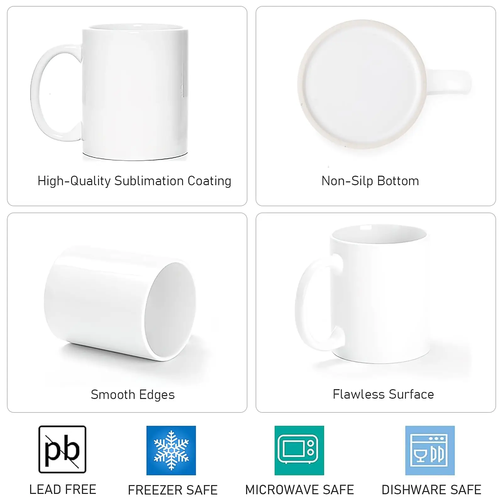 Flash Sale Sustainable Mug Stocked 11 Oz Mug Stocked White Mug for sublimation