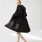 Long Overcoat Women Long New Arrival Fashion Loose Lapel Strap Long Overcoat Coat Women Spring Windbreaker Jacket