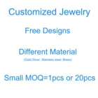 Pendant Gold Silver Trendy Friendship Pendant Necklace Jewelry 925 Custom Charm Pendant Gold Necklace