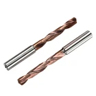 20mm Cemented Carbide PVD Coated Inner Cooling Center Outlet Bit Diameter 2.5mm To 20mm Length 3D 5D