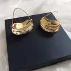 Brass Earrings Luxury Brass Exaggerated Fashion Gold Wholesale Designer Inspired Earrings For Women