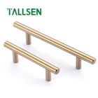Kitchen Handle Stainless Steel Hardware Bedroom Kitchen Furniture Modern Door T Handle D 12mm