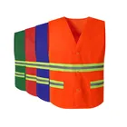 Vest Safety Mesh Vest Customize Logo Mesh Construction Jackets Industrial Reflective Working Safety Vest