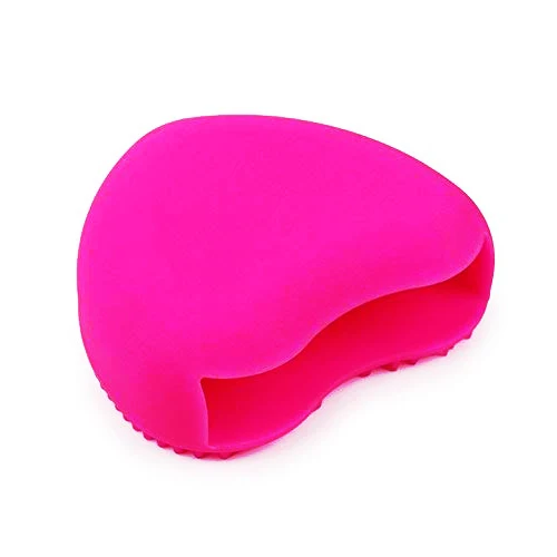 Hot Selling Soft Silicone Face Scrubber, High Quality Facial Makeup Silicone Brush Cleaner