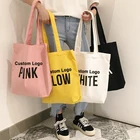 Canvas Cotton Cotton Bag Cheap 12oz Canvas Bag Calico Cotton Canvas Tote Bag With Custom Printed Logo