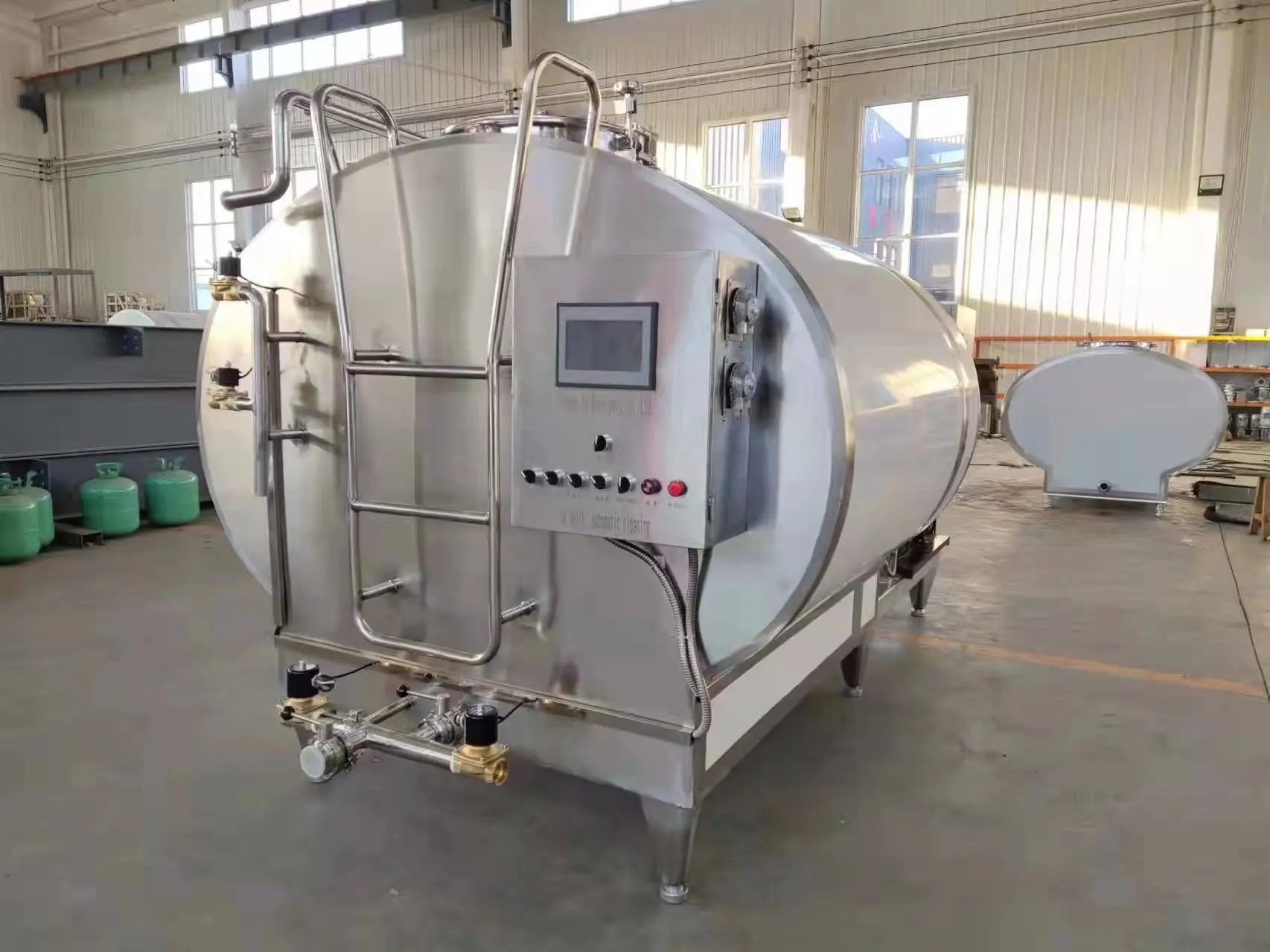 L Milk Cooling Tank Iter Horizontal Milk Storage Tank Milk