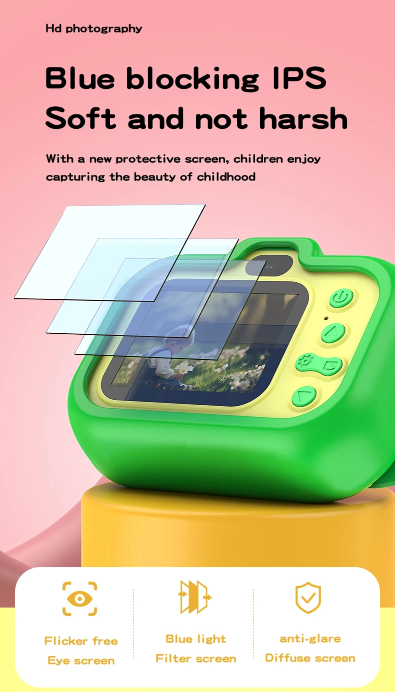 Unicorn Y6 Hd Dual-Camera Camera With Stand Dual-Lens Shooting Camera Children'S Toy Painting 14 Unicorn Y6 Hd Dual-Camera Camera With Stand Dual-Lens Shooting Camera Children'S Toy Painting