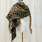 Women Soft Scarf Good Quality Leopard Printing Women Polyester Fashion Quality Soft Scarf