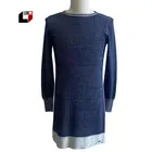 Winter Pullover 2021 America Winter Style Cotton Crew Neck Long Sleeve Computer Knitted Pullover Sweater