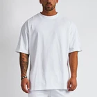 Fit Men Tshirt New Design Luxury Quality Cotton Loose Fit Little Drop Shoulder Brand Blank Men T Shirt Oversized
