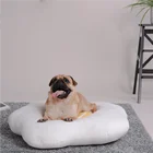 Round Bed 2021 New Upgrade Round Design Super Soft Pets Bed Cat Poached Egg Soft Warm Pet Nest