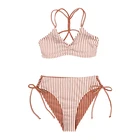 Bikini Julysand New Arrivals Brazilian Bikini Set 1 Piece Thong Bikini Striped Bikini