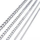 Jewelry 18K Gold Plated Nickel-Free Hypoallergenic Jewelry Stainless Steel Cuban Chain Necklaces For Men Women