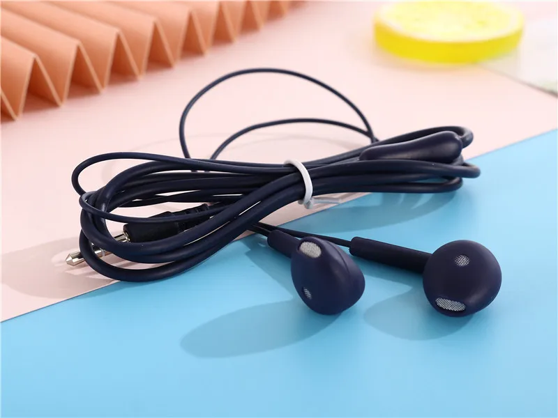 High Quality Cheap Macaron Colour Wired Earbuds Earphone 3.5mm in Ear Headphones