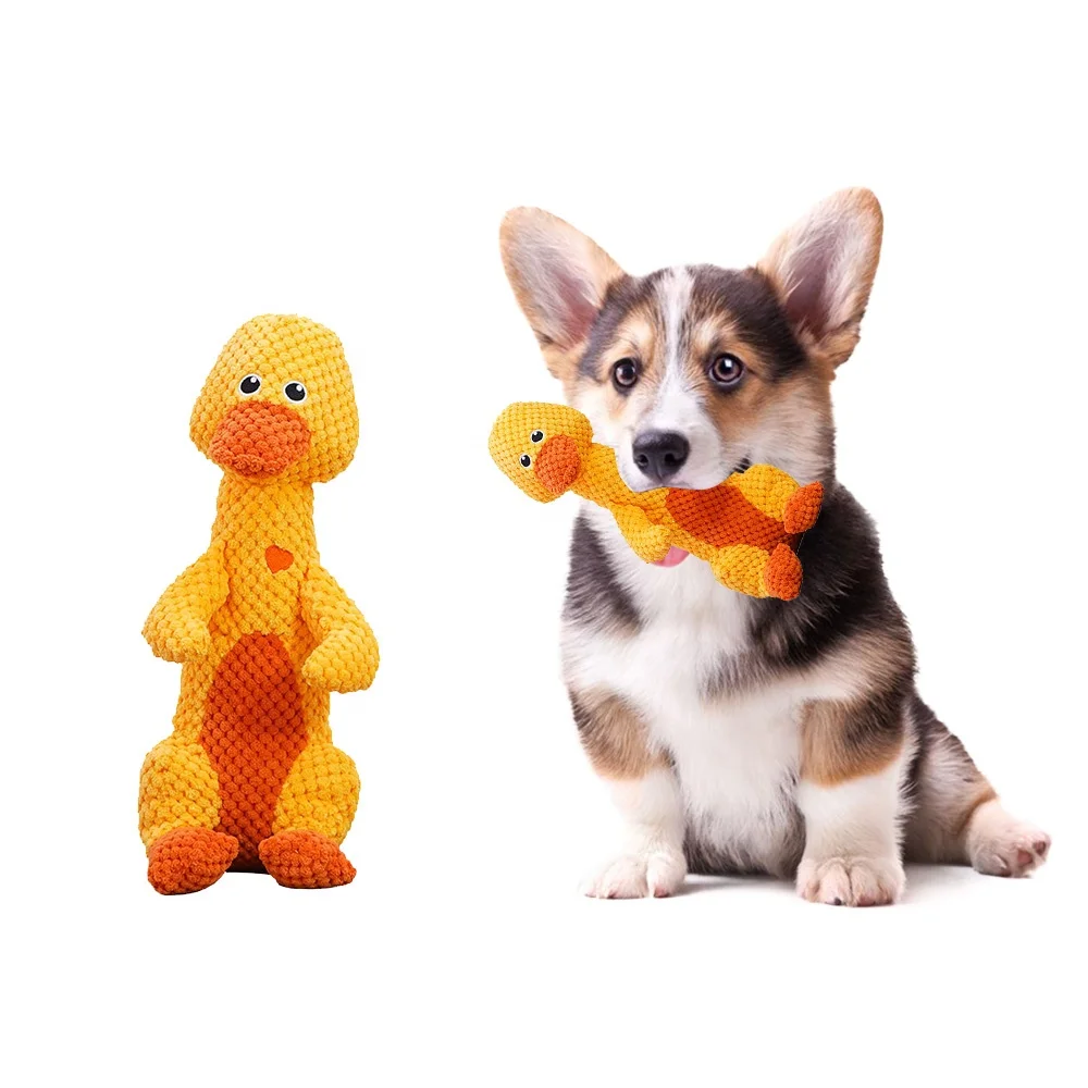 indestructible duck dog toy