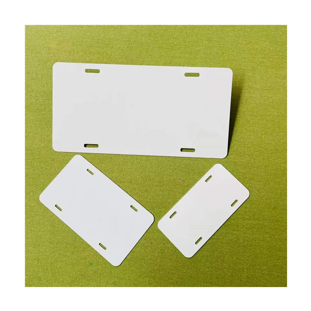 White 90 per Box aluminum, SUBLIMATION Auto Tags/Car License Plates 