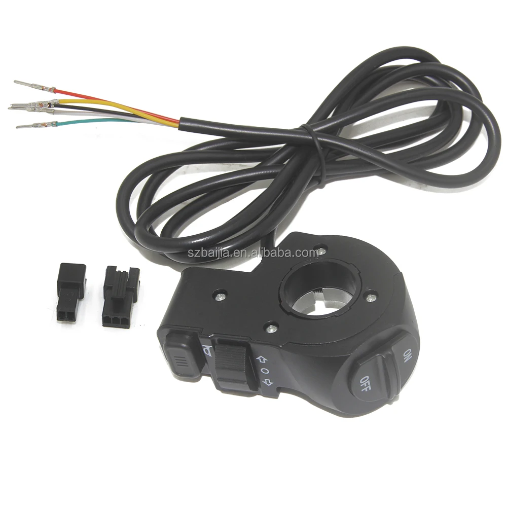 Accessories for Electric Scooters Turn Signals On/Off Horn Push Button Light Switch for Electric Bike Switch Handlebar Use