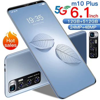 M10 Plus 12Gb+512Gb 7.2 Inch New Original Unlocked Game Cellphones 3G 4G 5G Mobiles Phones With 4 Gb Ram Telephone Smartphone