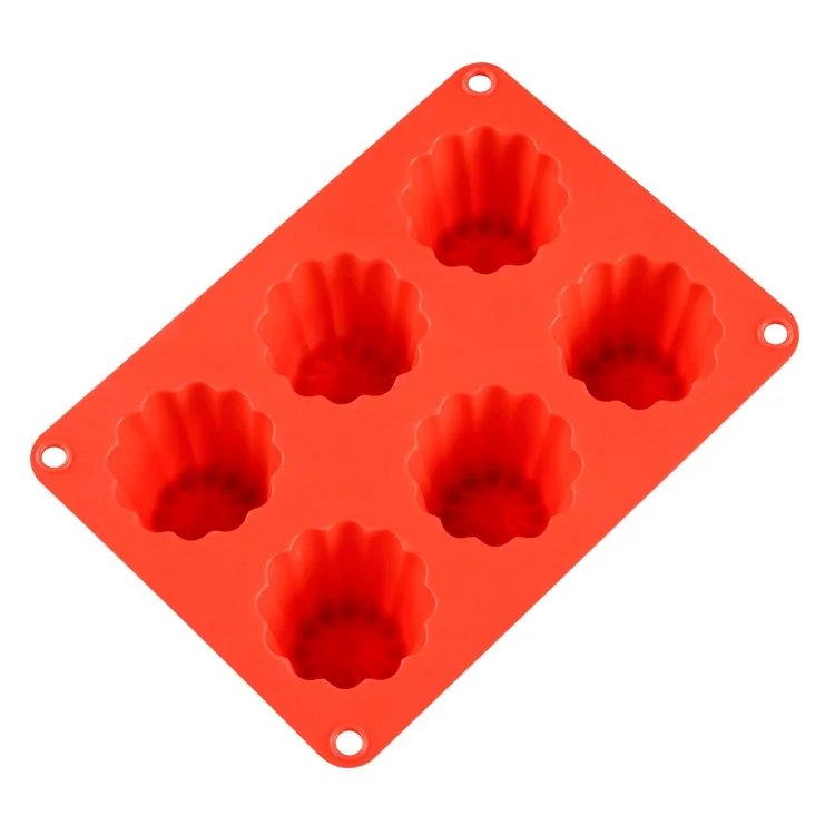 Hot Selling 9 12 Cavities Stocked Durable Cake Silicone Moulds Flower Shape soap candy chocolate molds cake tools