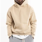 Oem Customize LOGO 2021 The Latest Men's Fashion High Street Blank Oversized Men's Hoodies