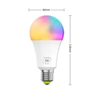Energy Led Led Energy Saving Dimmer Compatible E27 RGB 3000K 5000K Electric Smart Headlight WiFi LED Light Bulb