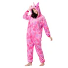 Adult Unisex Best Selling Adult Pajamas Jumpsuit Winter Sleepwear Multicolored Cartoon Animal Pajamas Unisex Design