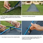 People Family 2021 New Arrival Outdoor 2 People Double Layers Aluminum Rod Rain Proof Sleeping Camping Tent For Family