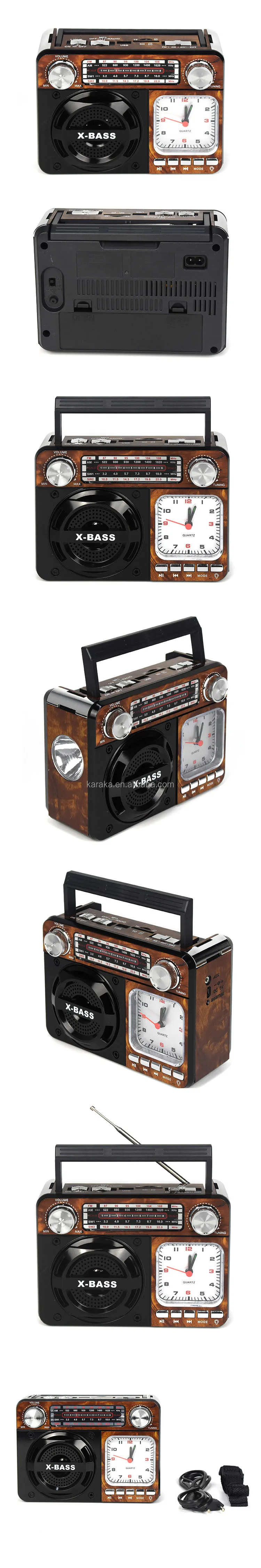 135 manufacture best selling multi band rechargeable radio with handle,torch ,mp3 player and high quality sounds