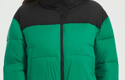 Comfortable and soft women's short cotton jacket with pockets for winter warmth and resistance to wind and cold