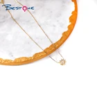 Pendant Gold 925 Sterling Silver Necklace Punk Style Pendant Necklace 18k Gold Plated Necklace