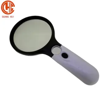 2.5x LED Light Hand-held Jewelry Magnifier Distinct Tool for Enhancing Jewelry Inspection