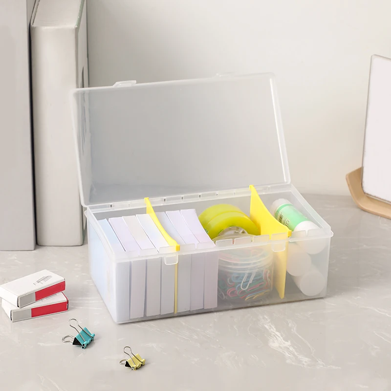 New Home Organizer Large Plastic Transparent Storage Box for bedroom