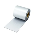 Polyester Label Shiny Silver Ribbon Resin Thermal Transfer Ribbon PET Polyester Label Printing Ribbon Supply