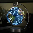 BSCI Factory Custom Printed C Shape Floating Globe Geography World Map Magnetic Levitation Globe
