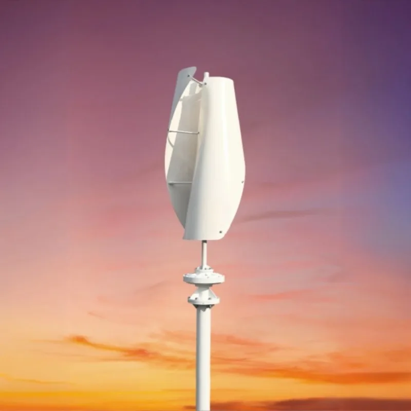 High Efficiency Lightweight Durable Die-Cast Aluminum HAWT Turbine Low Wind Start 3/5 Blade Options Wind Generators manufacture