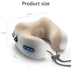 Shiatsu Massage Massager Portable Natural Xiuyan Jade Trace Elements Shiatsu Massage Pillow Back Massager