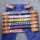 Elastic Belt Chinber Cute Child Buckle-Free Elastic Belt No Buckle Adjustable Stretch Belt For Kids