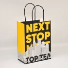 Paper Hot Selling Factory Supply Brown Kraft Paper Bag Custom Packaging Bag With Handle