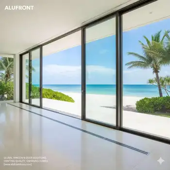 AS2047 Certified Waterproof Aluminum Sliding Door Double Glazed Patio Sliding Doors for Villa