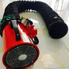 Flexible Exhaust Pipe 300mm Diameter Fire Proof Pvc Flexible Ventilation Exhaust Hose Pipe