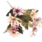 Chrysanthemum 2021 Imitation Flower Small Wild Chrysanthemum Artificial Flower Home Soft Gerbera Silk Flower