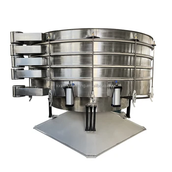 Rotary Food Swing Vibrating Screen  Round Tumbler Swing Screen Powder Tumbler Vibrating Screen Flour Tumbler Sifter Machine