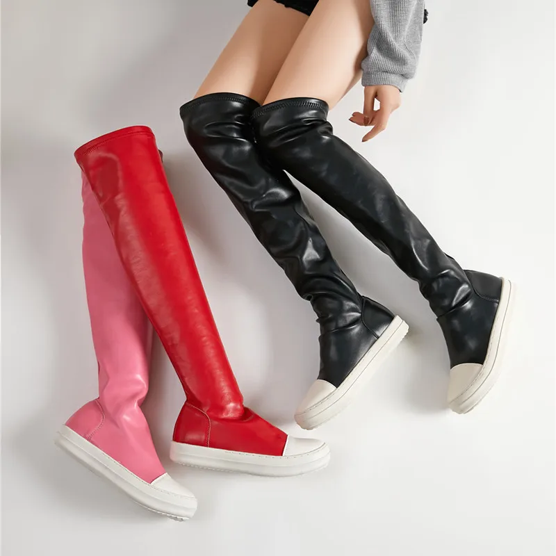 Wholesale Over-the-knee Boots 2021 Girls New Chunky Elastic Pu Leather Flat  Casual Leisure Women Boots - Buy Sock Boots,Women Shoes,Fashion Fur Boots  Product on Alibaba.com