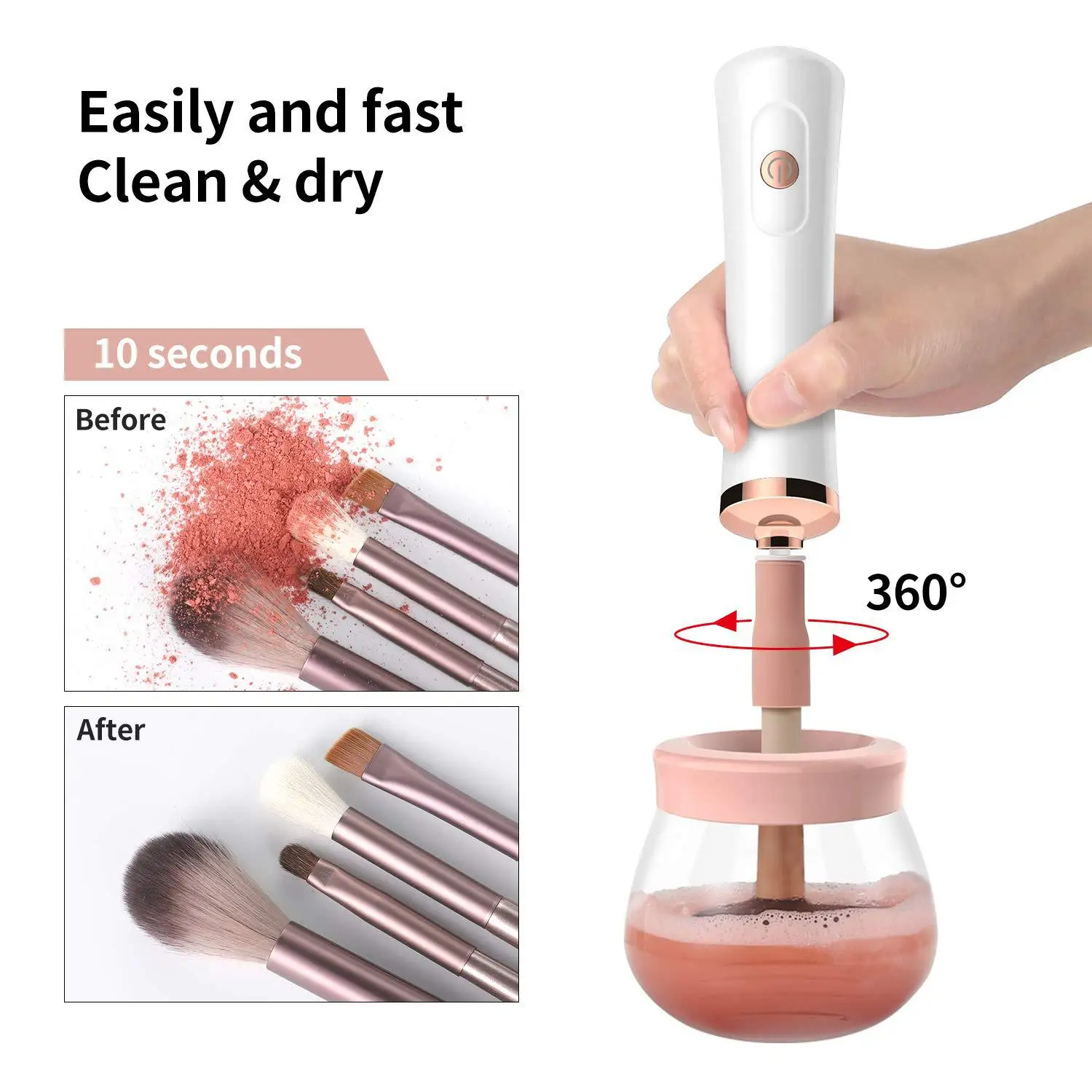 Electric Makeup Brush Cleaner Silicone Makeup Brush Cleaner Makeup Brush Cleaner Machine
