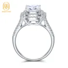 Diamond Ring Rings AAA Gems Big Diamond Jewelry 18K 14K 10K White Gold Hip Pop Moissanite Diamond Ring For Men