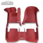 Red Car Mats Mat Red Car Mats Wholesale Racing Red Luxury Car Floor Mats Full Set Carpet Waterproof Diamond Car Mat