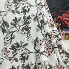 Floral Design Oem Accept Crepe Fabric Printed 100% Polyester Crepe Chiffon Floral Design Printed Chiffon Fabric For Dress
