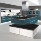 Quartz Slabs Promotional Sale B Grade Slabs Sparkle Black Galaxy Quartz Countertop