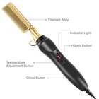 Hair Wholesale Custom Logo Electric Copper Hot Curler Comb Hair For Curly Hair